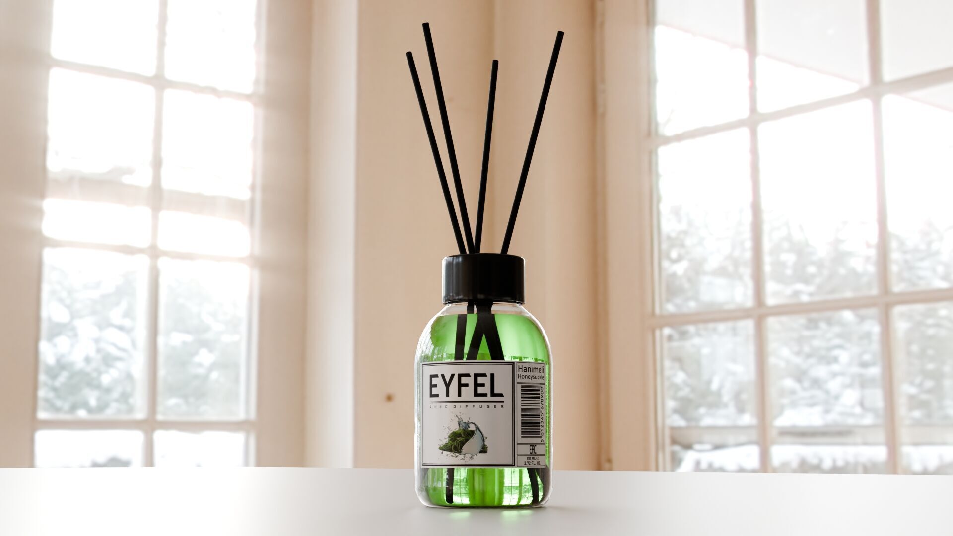 Eyfel Perfume Reed Diffuser Seaweed Low-poly 3D model_6