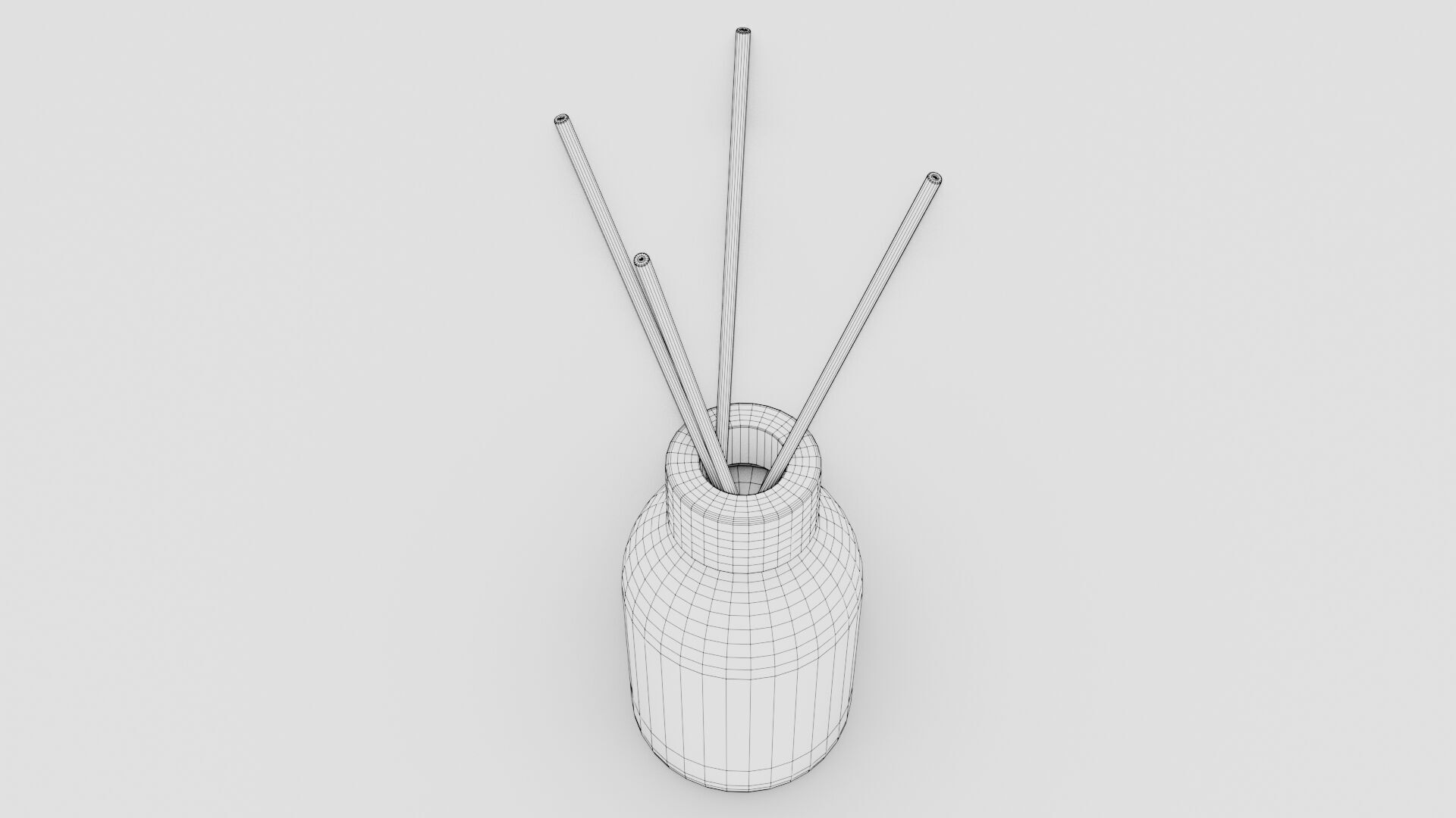 Eyfel Perfume Reed Diffuser Seaweed Low-poly 3D model_10