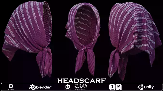 Headscarf 3D Model