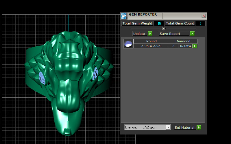 skull ring  PANDANT 3D PRINTABLE MODAL  3D print model_6