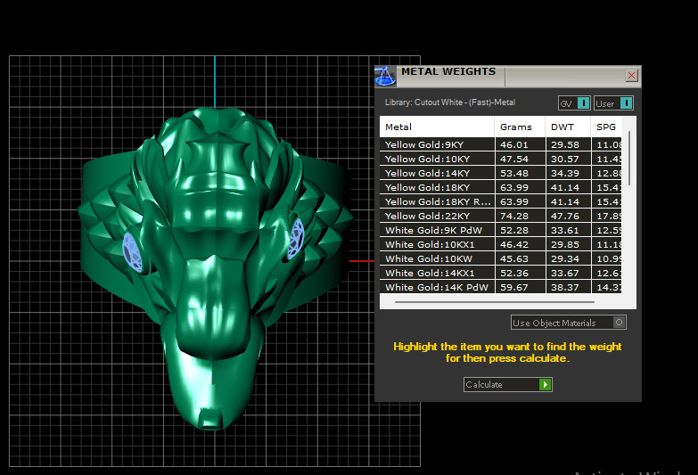 skull ring  PANDANT 3D PRINTABLE MODAL  3D print model_2