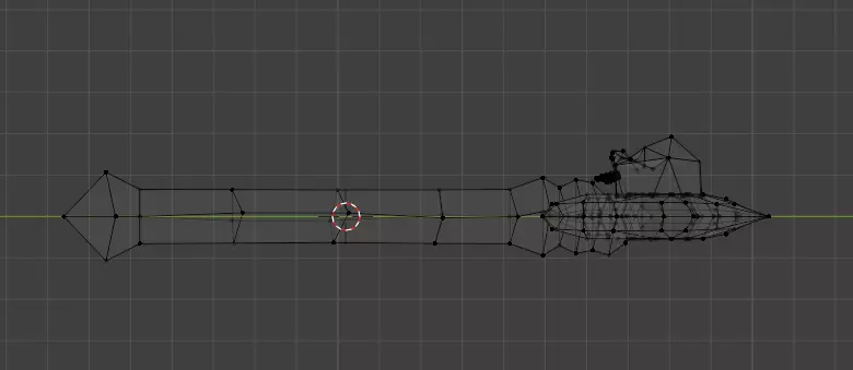 Low Poly Double Blade Axe with Skull - Hand Painted Game Ready Low-poly 3D model_0