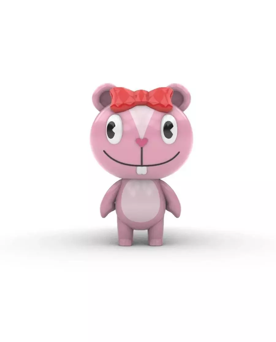 Happy Tree Friends Giggles 3D Model STL File 3D print model_0
