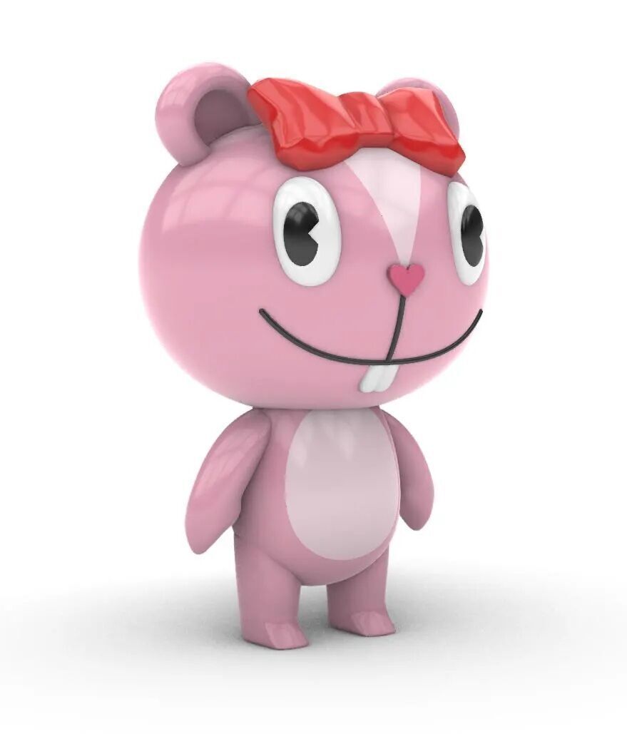 Happy Tree Friends Giggles 3D Model STL File 3D print model_1