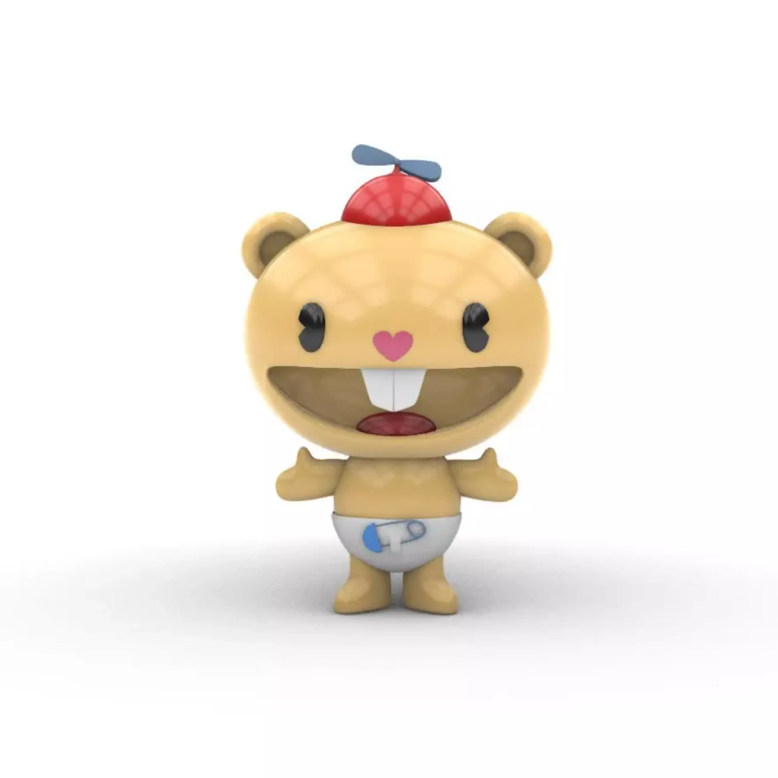 Happy Tree Friends Cub 3D Model STL File 3D print model_0