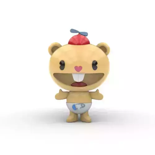 Happy Tree Friends Cub 3D Model STL File 