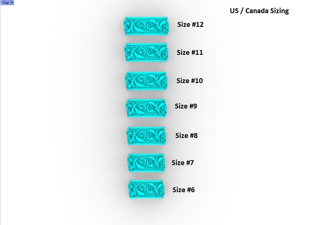 Chrome Hearts Solid Ring 3D print model_13