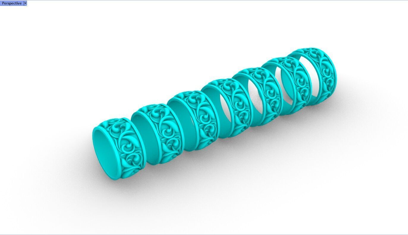 Chrome Hearts Solid Ring 3D print model_15