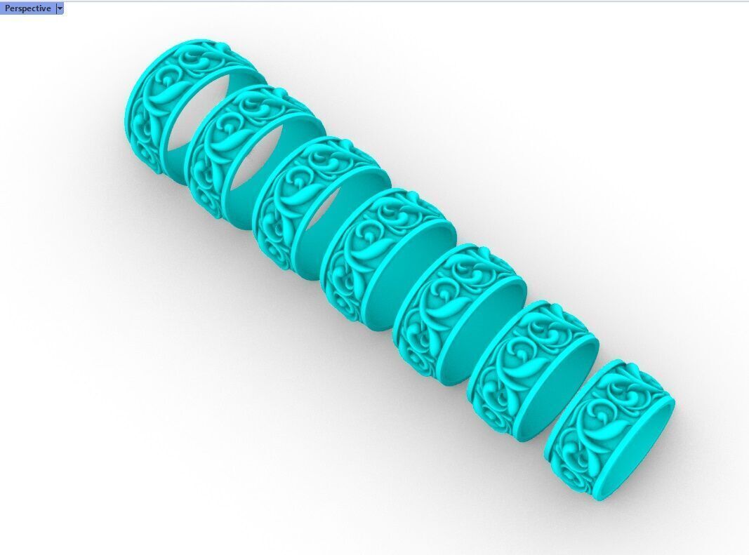 Chrome Hearts Solid Ring 3D print model_16