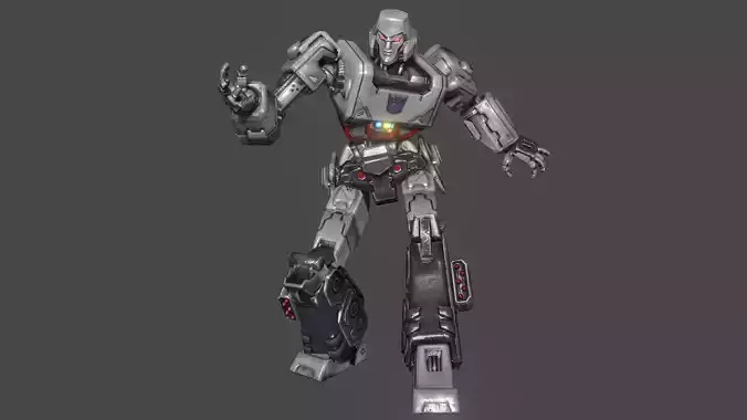 Megatron  Low-poly 3D model