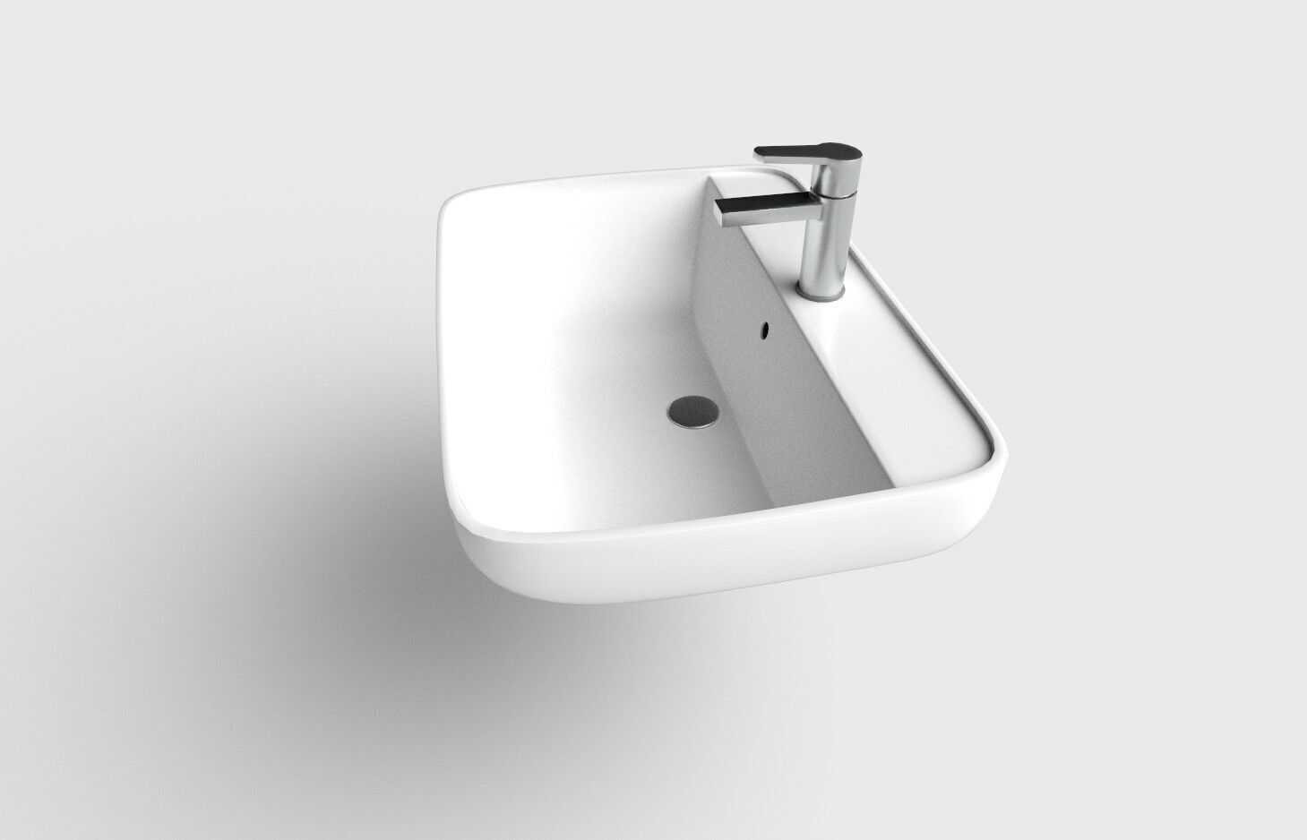 Bathroom Sink M04 Low-poly 3D model_4