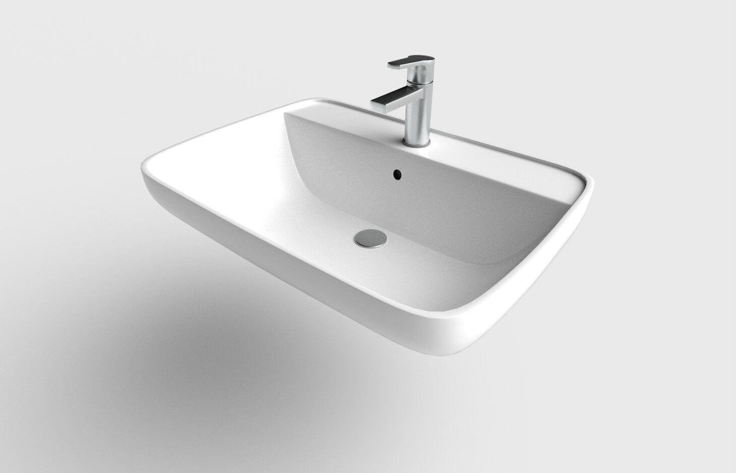 Bathroom Sink M04 Low-poly 3D model_3