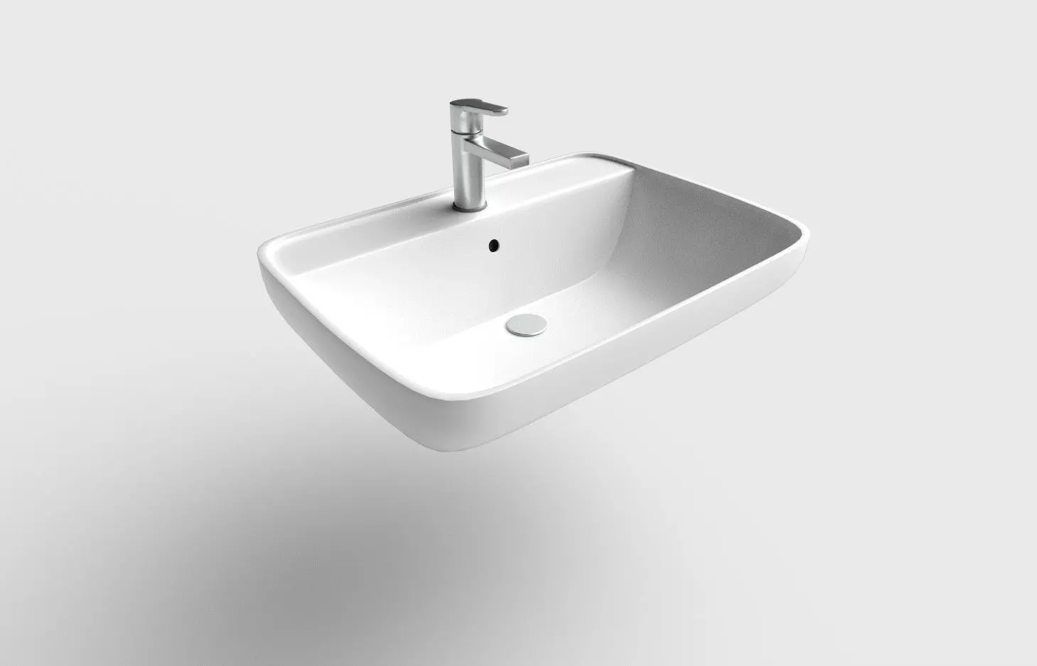 Bathroom Sink M04 Low-poly 3D model_0