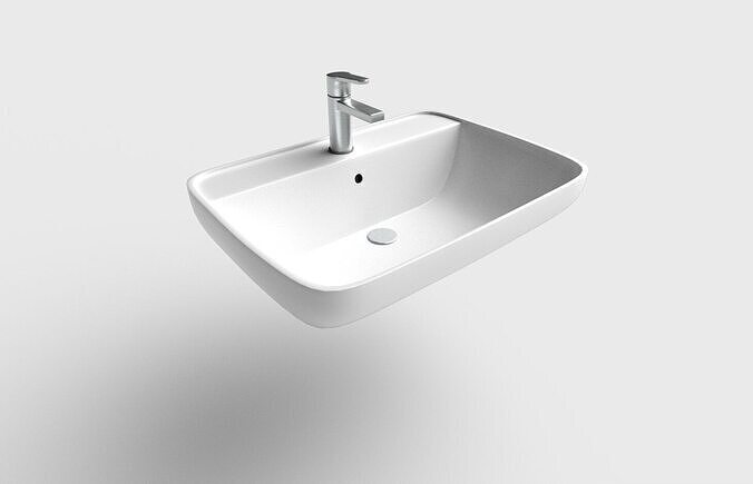 Bathroom Sink M04 Low-poly 3D model