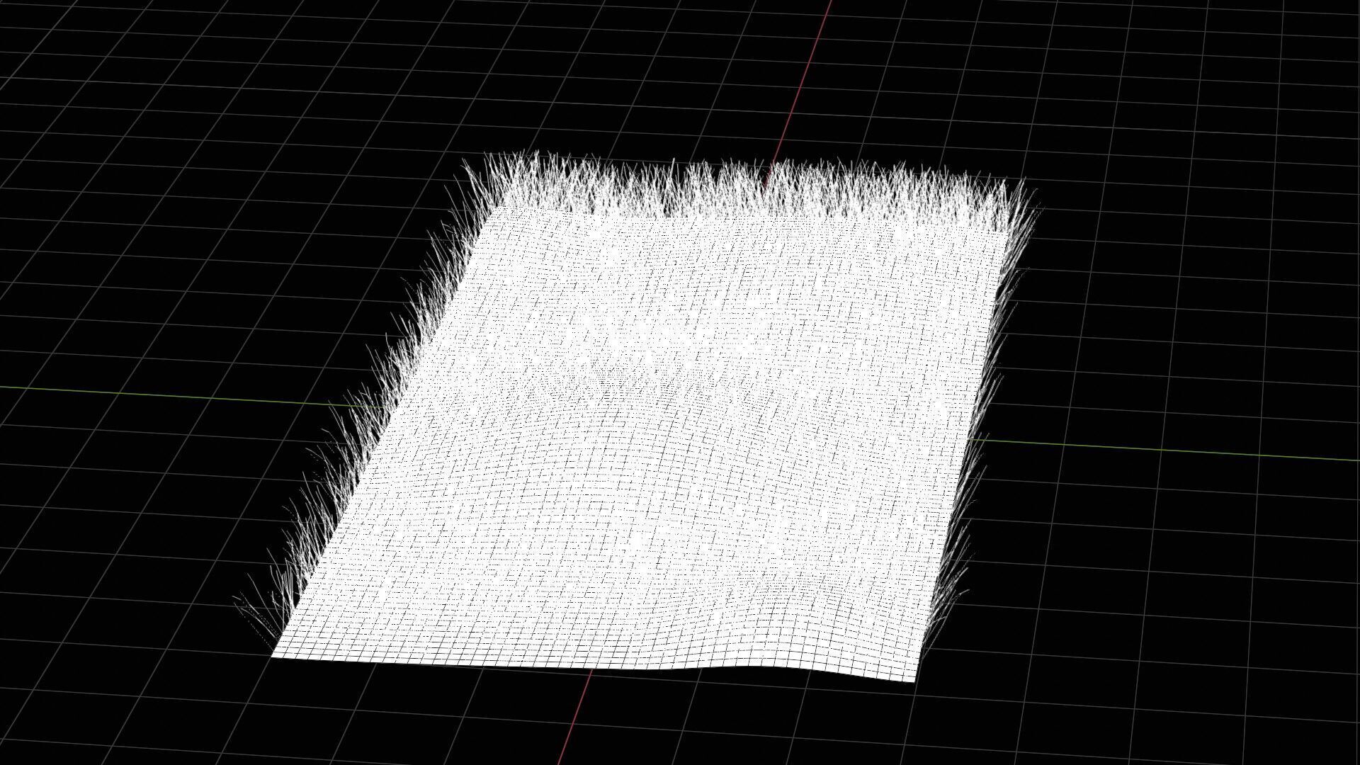 Warm Season Grass Free low-poly 3D model_6