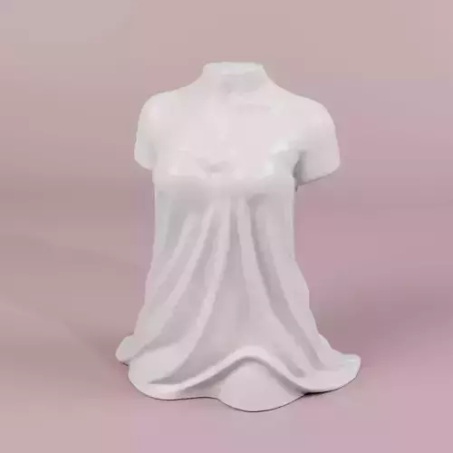 Unique Female Body Vase - 3Dprint plant pot 