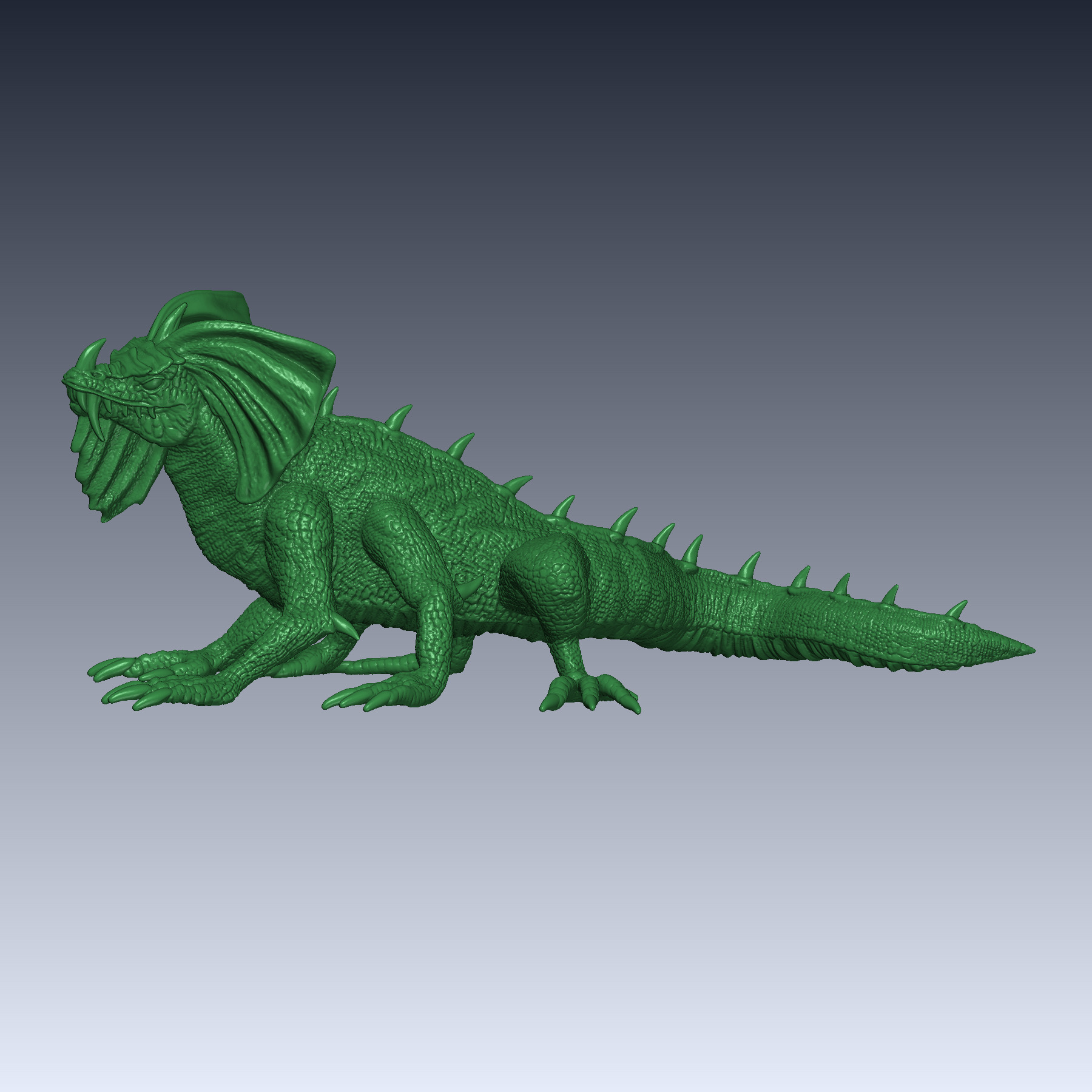 Heroes 3 Greater Basilisk 3D print model_9