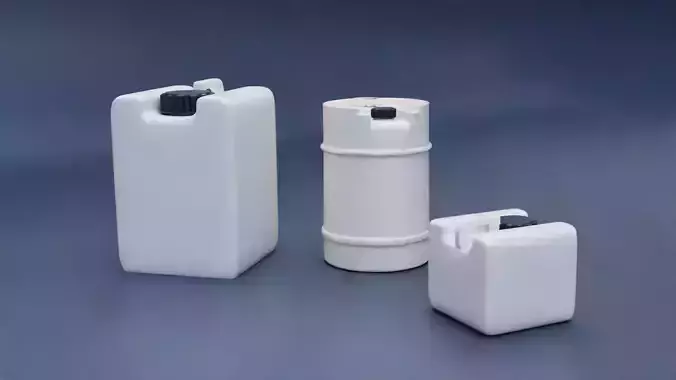 Plastic Detergent Bottle Set Clean Liquid Soap Packaging