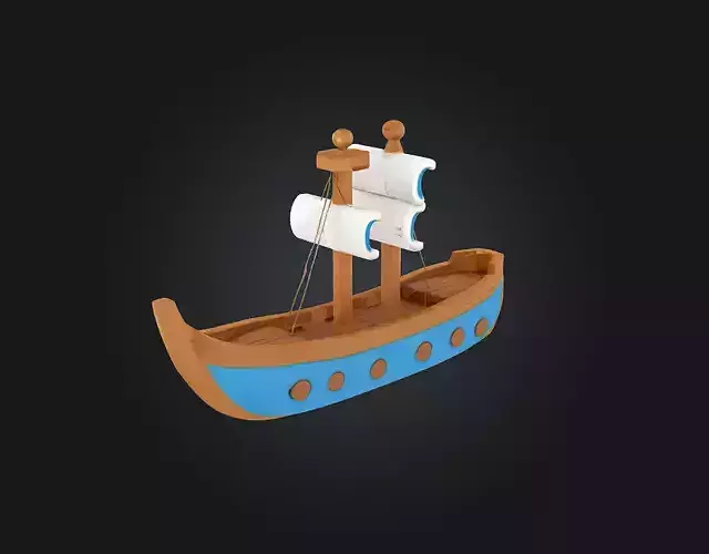 Sailing Dream  A Whimsical Toy Boat for Fantastical Waters
