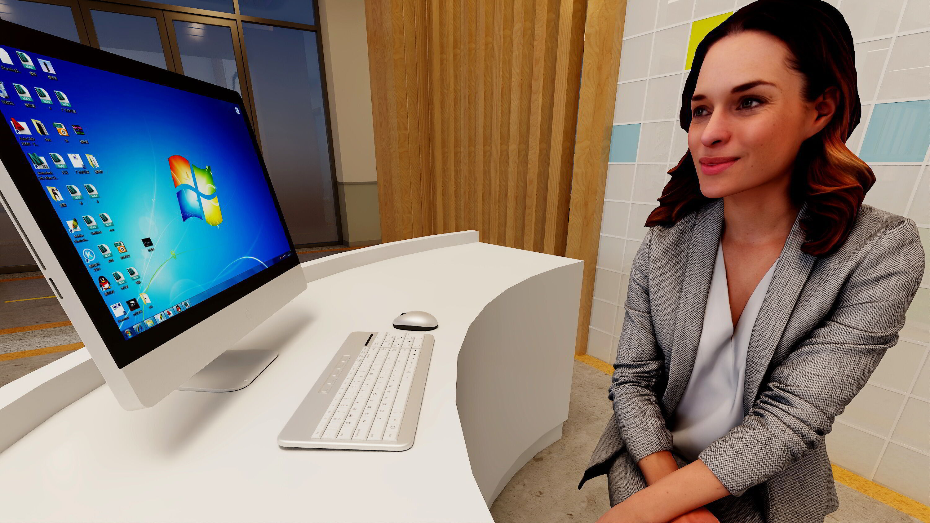 Kindergarten Hall 3D Model - Modular Preschool Interiors Low-poly 3D model_2