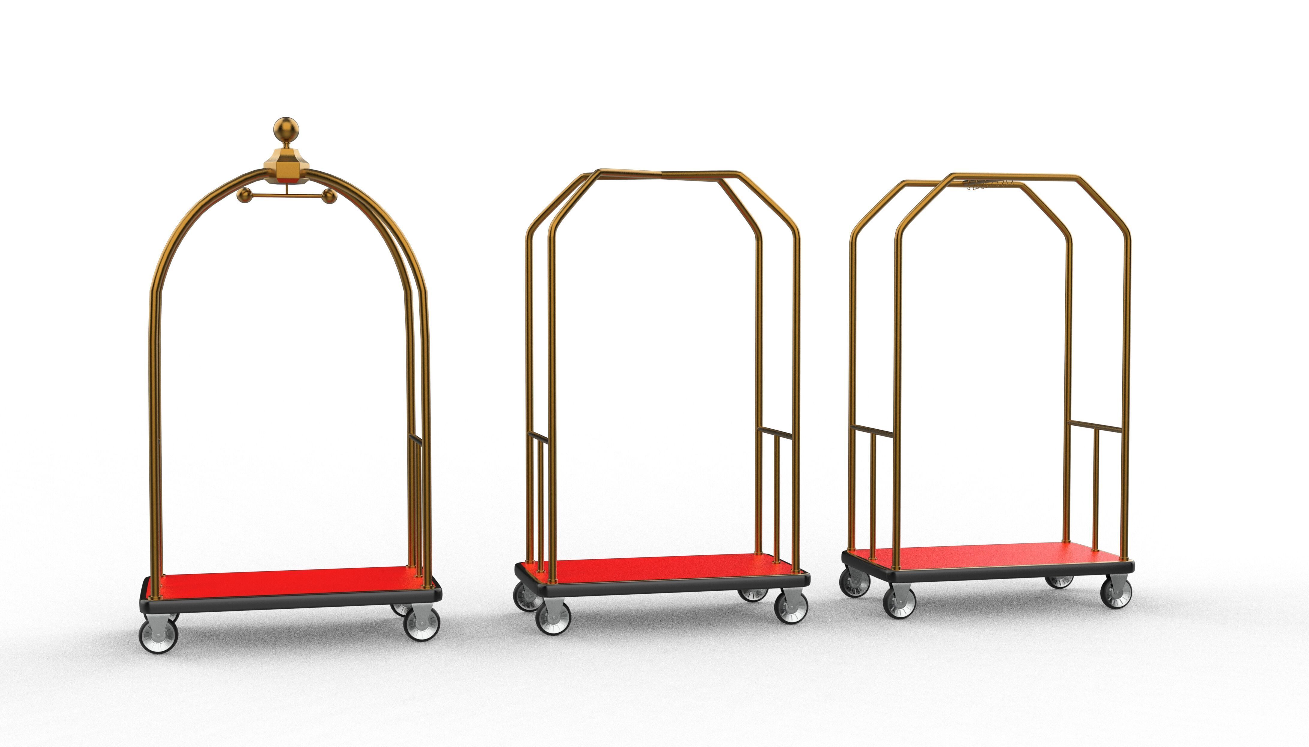 Luggage Cart 3D model_10