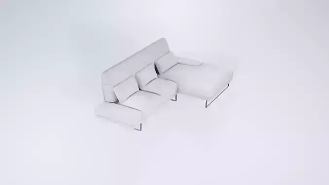 Low Poly Outdoor Corner Sofa - Garden Lounge Sectional