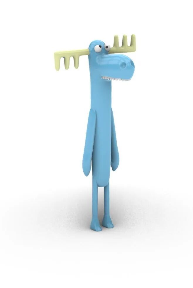 Happy Tree Friends Lumpy 3D Model STL File 3D print model_1