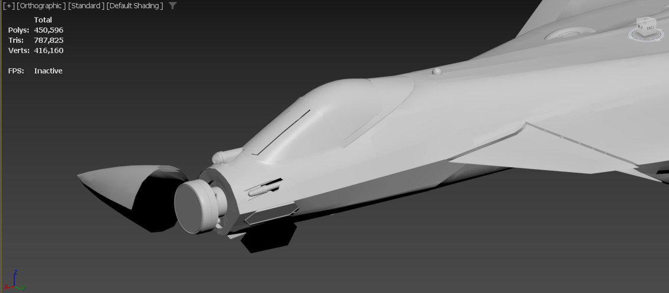 SU-57 Felon M with Stealth Nozzles Low-poly 3D model_3