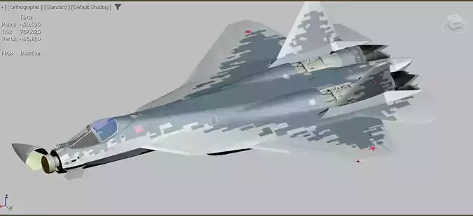 SU-57 Felon M with Stealth Nozzles