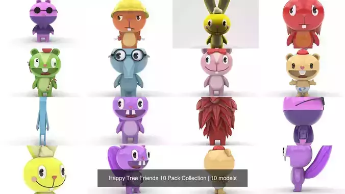 Htf Cub Head Happy Tree Friends Cub 3D Model STL File 3D model 3D printable | CGTrader