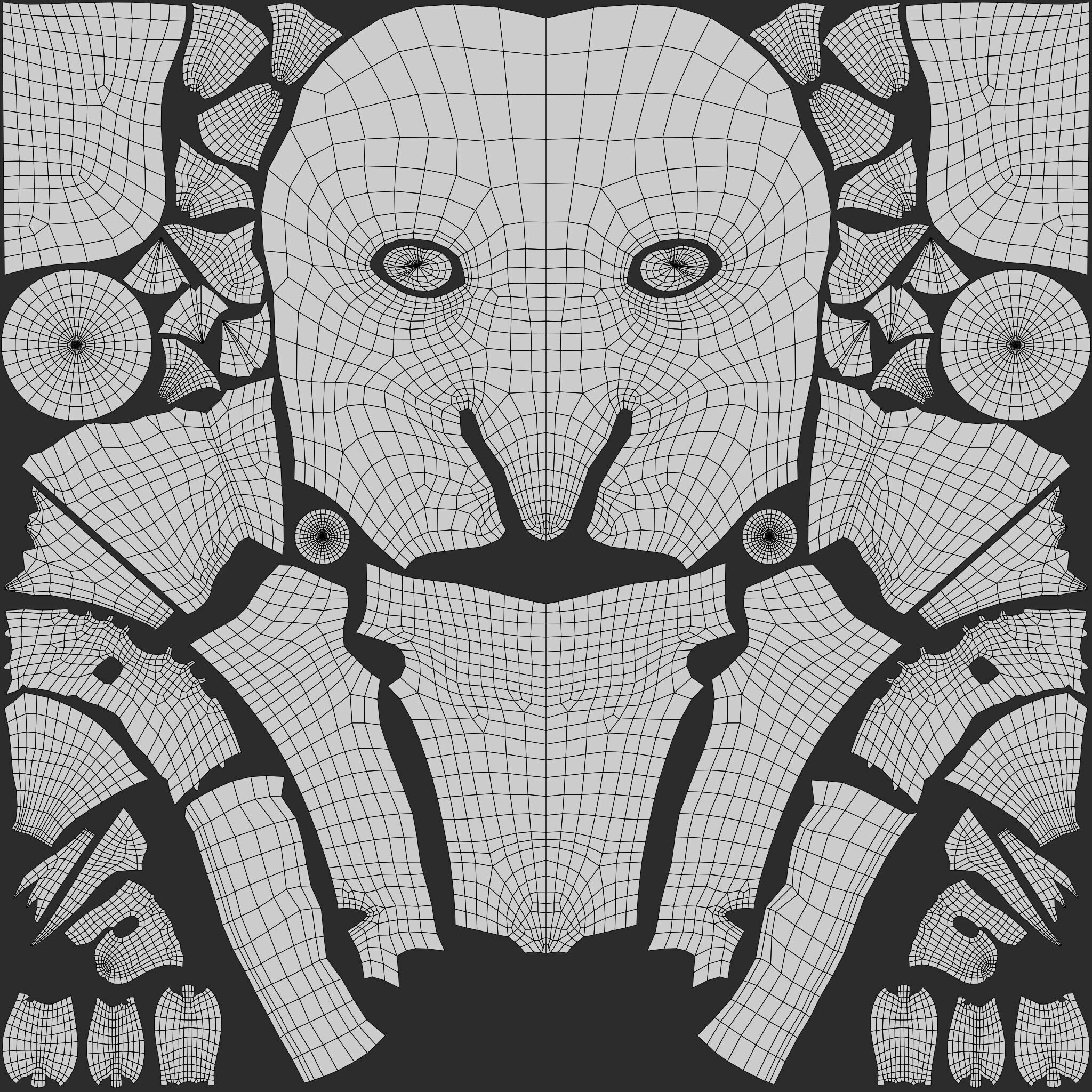 3D Blue - king fisher - Rigged Cartoon Bird Low-poly 3D model_11