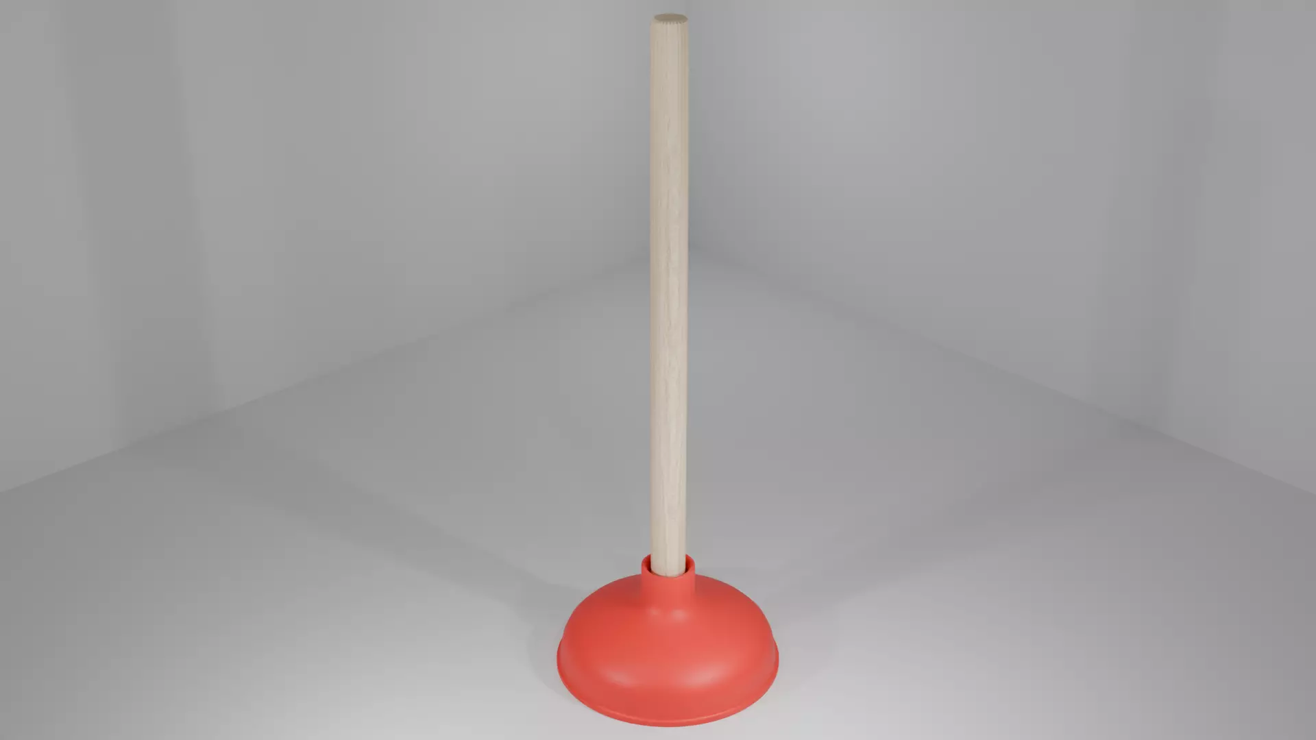 Desatascador de retrete 3D model_0