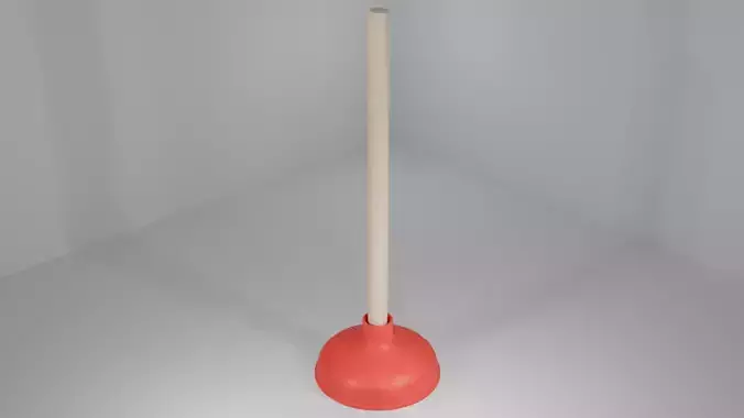Desatascador de retrete 3D model