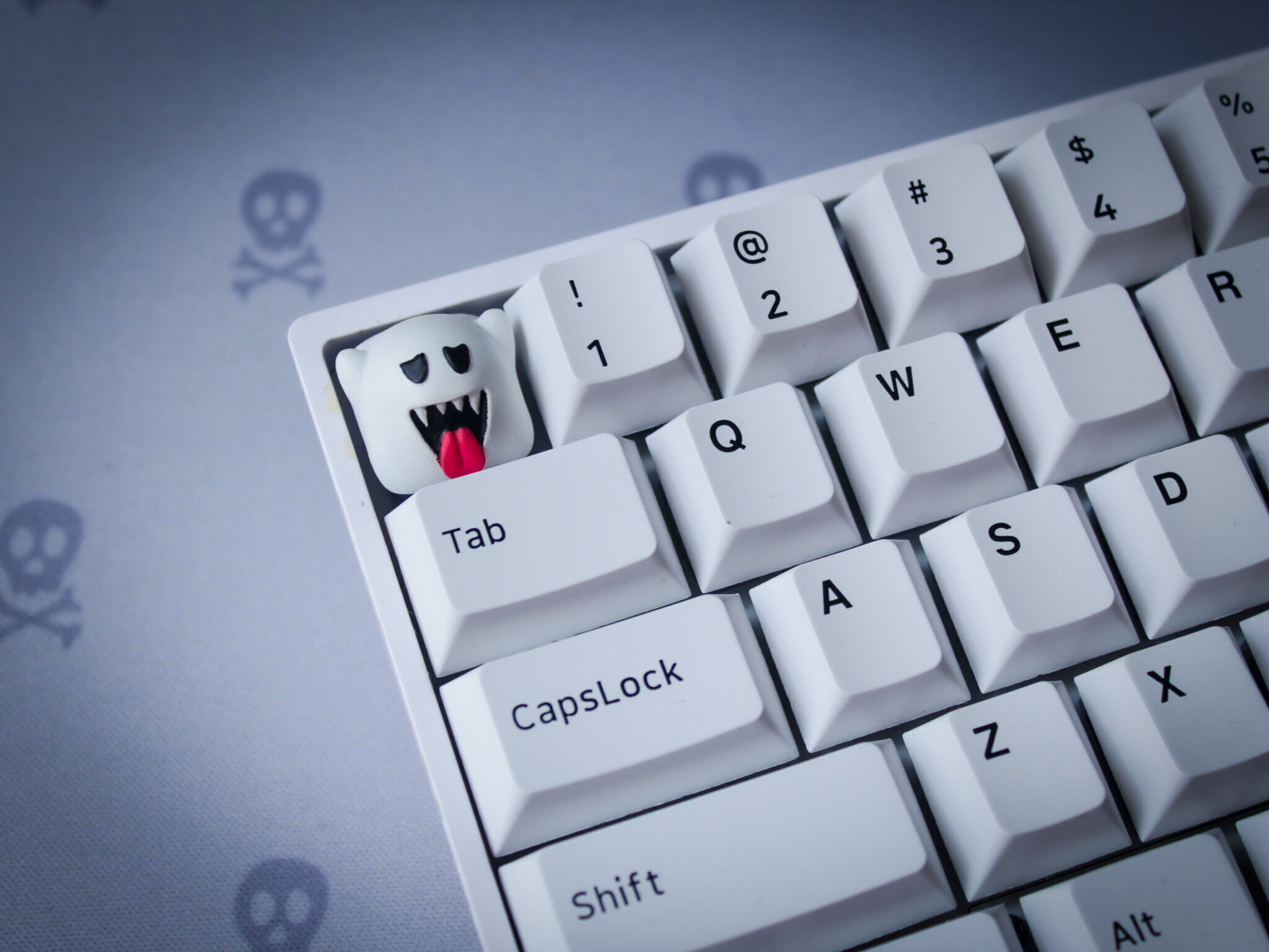 Boo Mario Keycap 3D print model_3