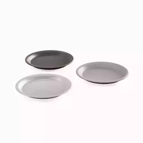 Steel Plate Set A   Low-poly 3D model