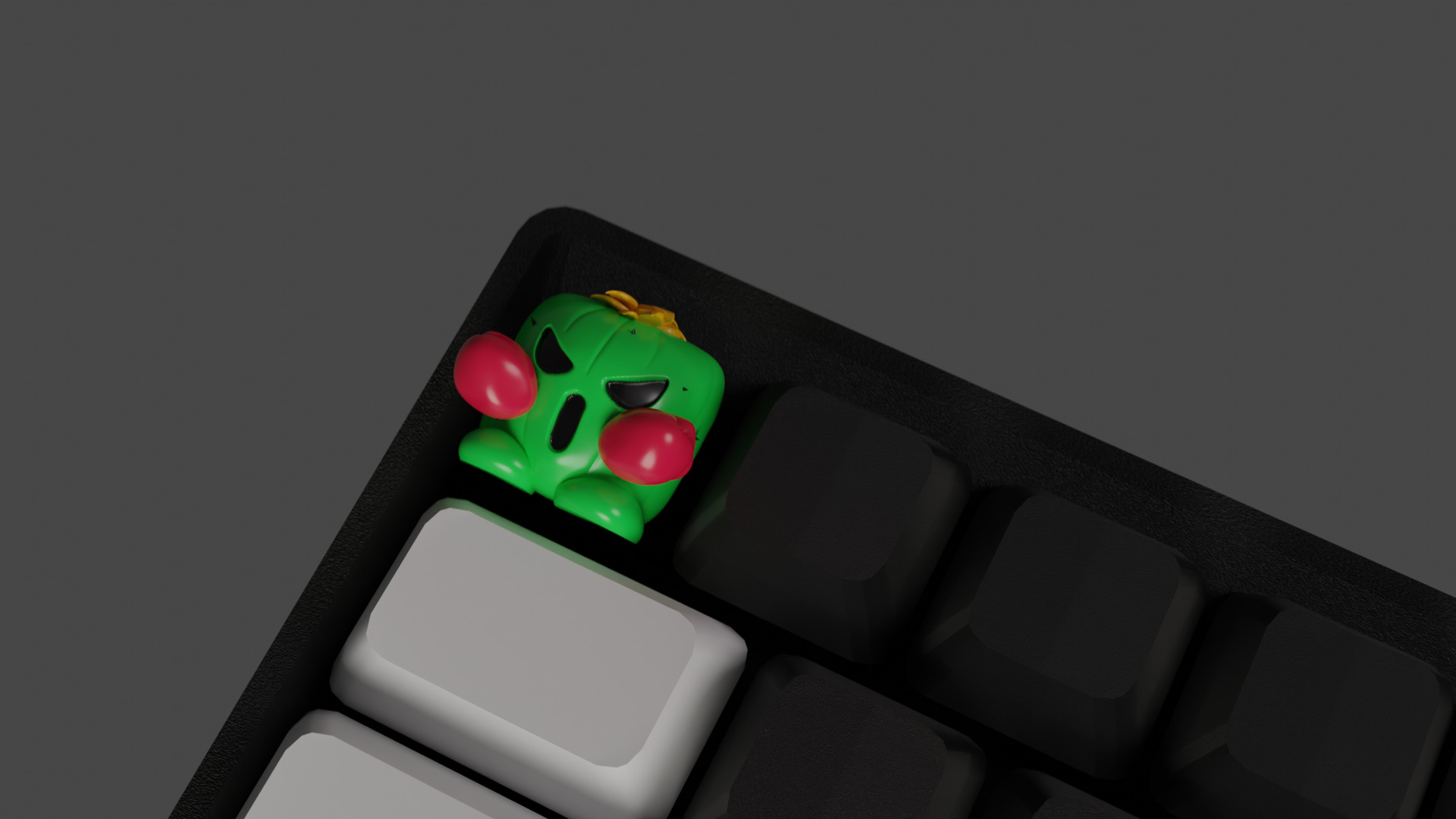Togemon Digimon Keycap 3D print model_3