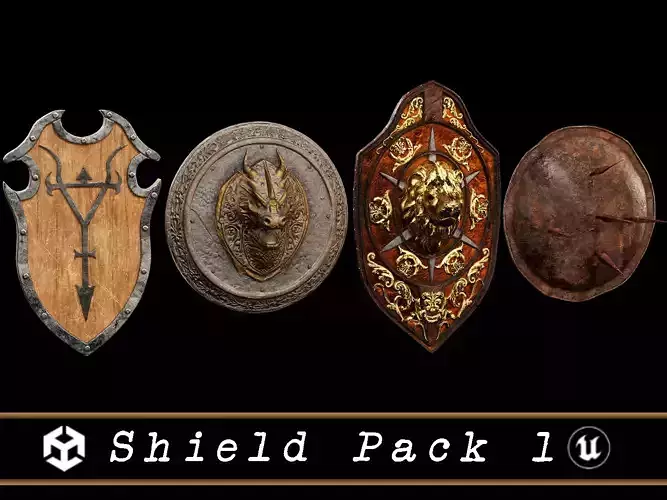 Medieval Shield Pack 1