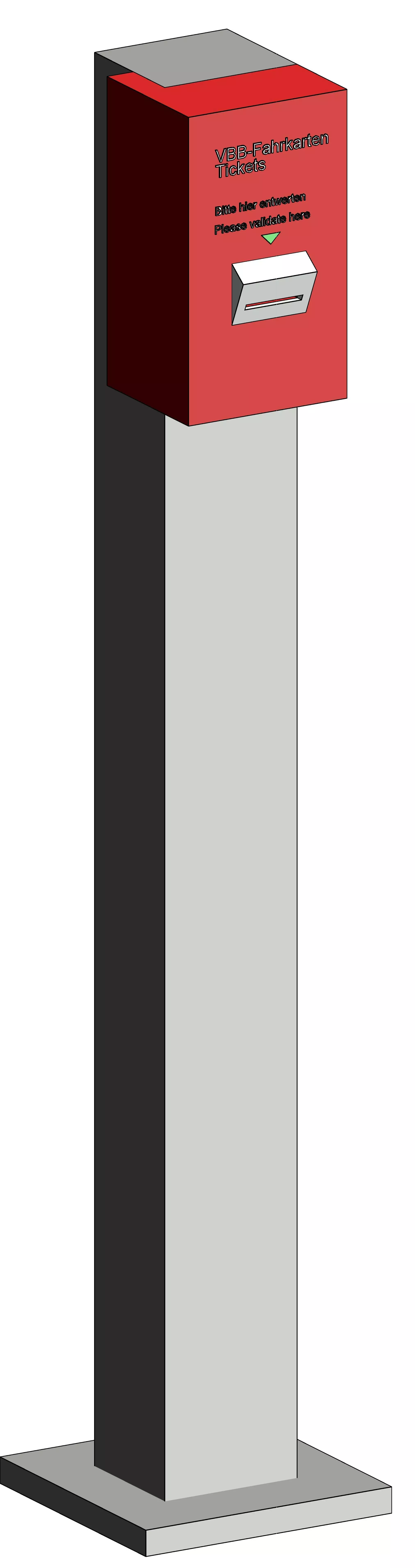 Entwerter validator 3D model_0