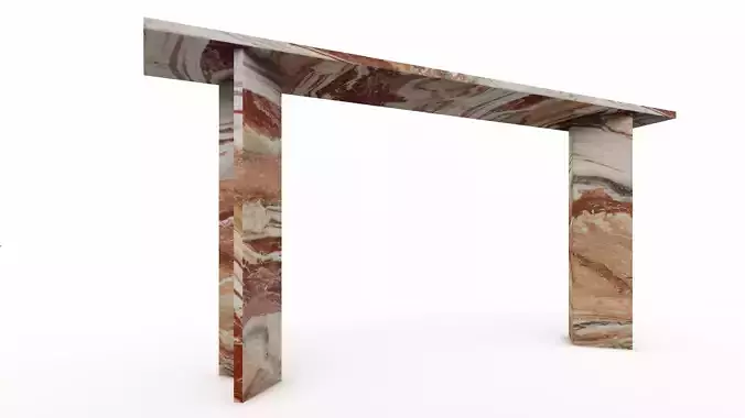 RED OROBICO CONSOLE TABLE MODEL