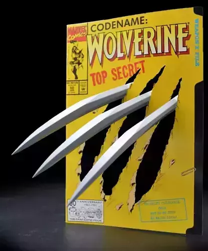 Logan Wolverine Claws - Film Accurate  3D print model