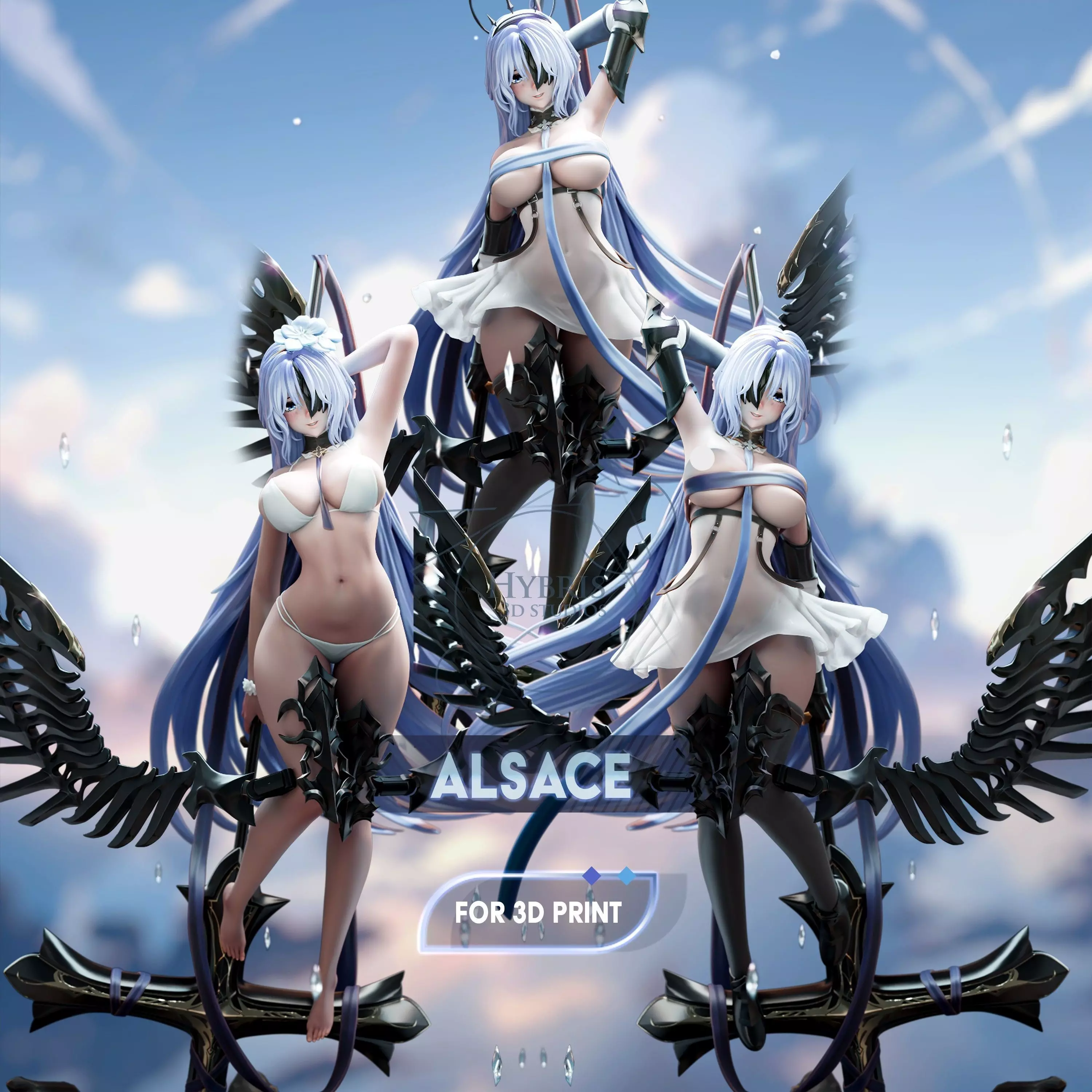 Alsace from Azur Lane Commercial Package 3D print model_0