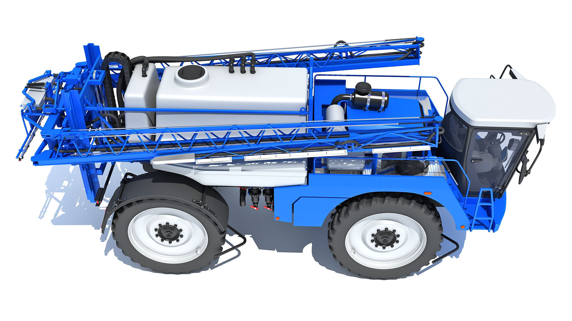 Self Propelled Farm Sprayer 3D model_7