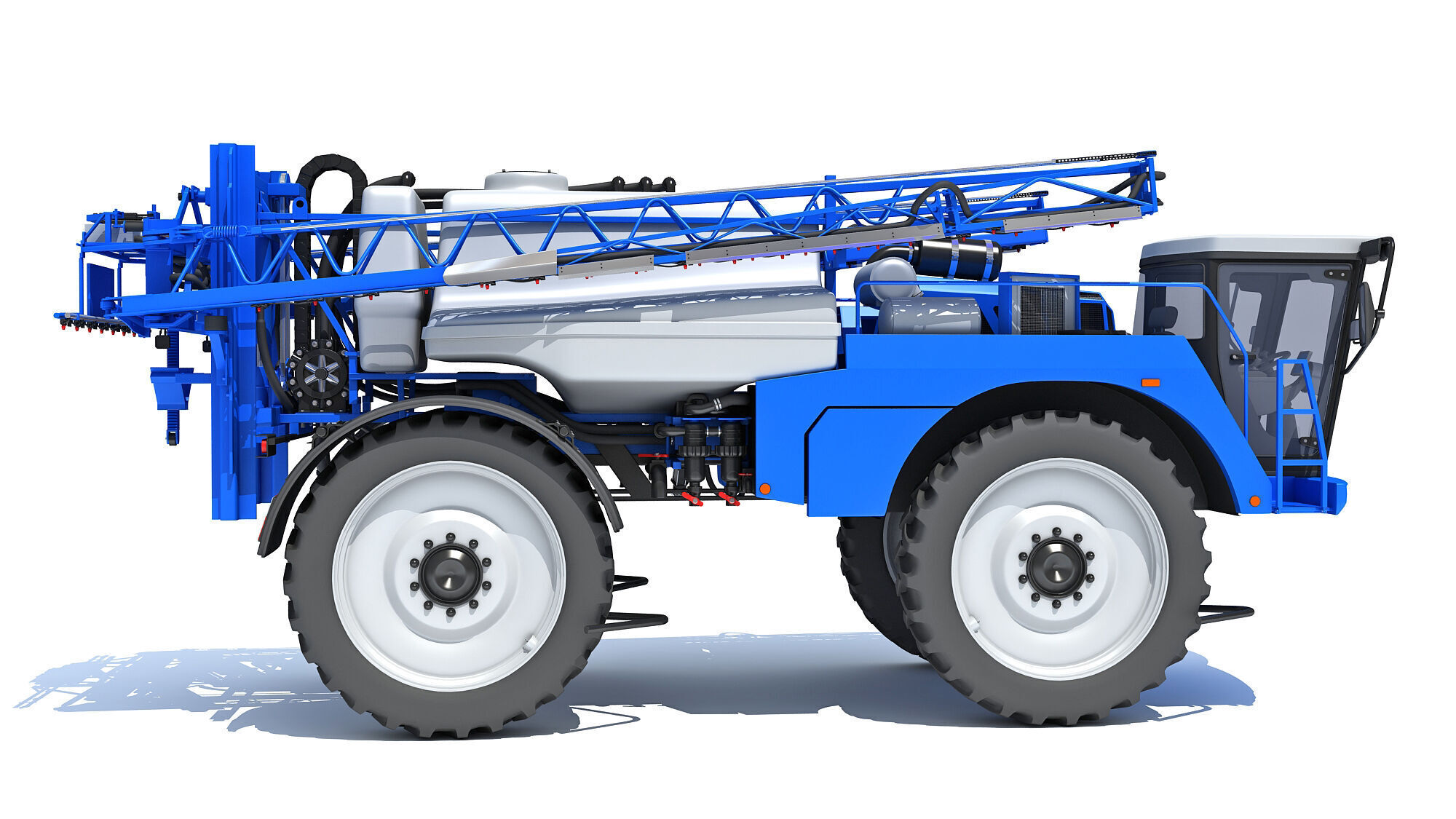 Self Propelled Farm Sprayer 3D model_6