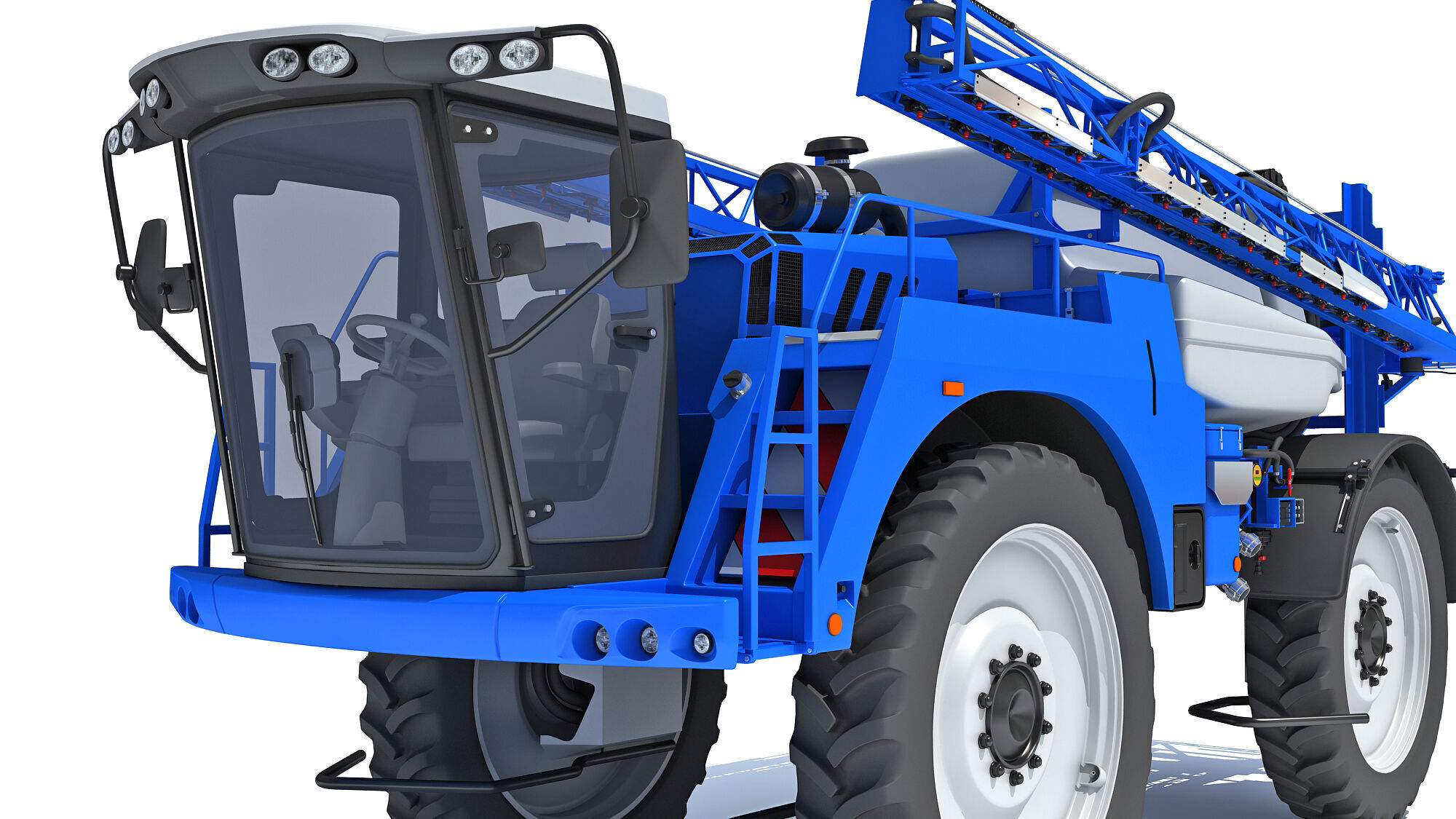 Self Propelled Farm Sprayer 3D model_12