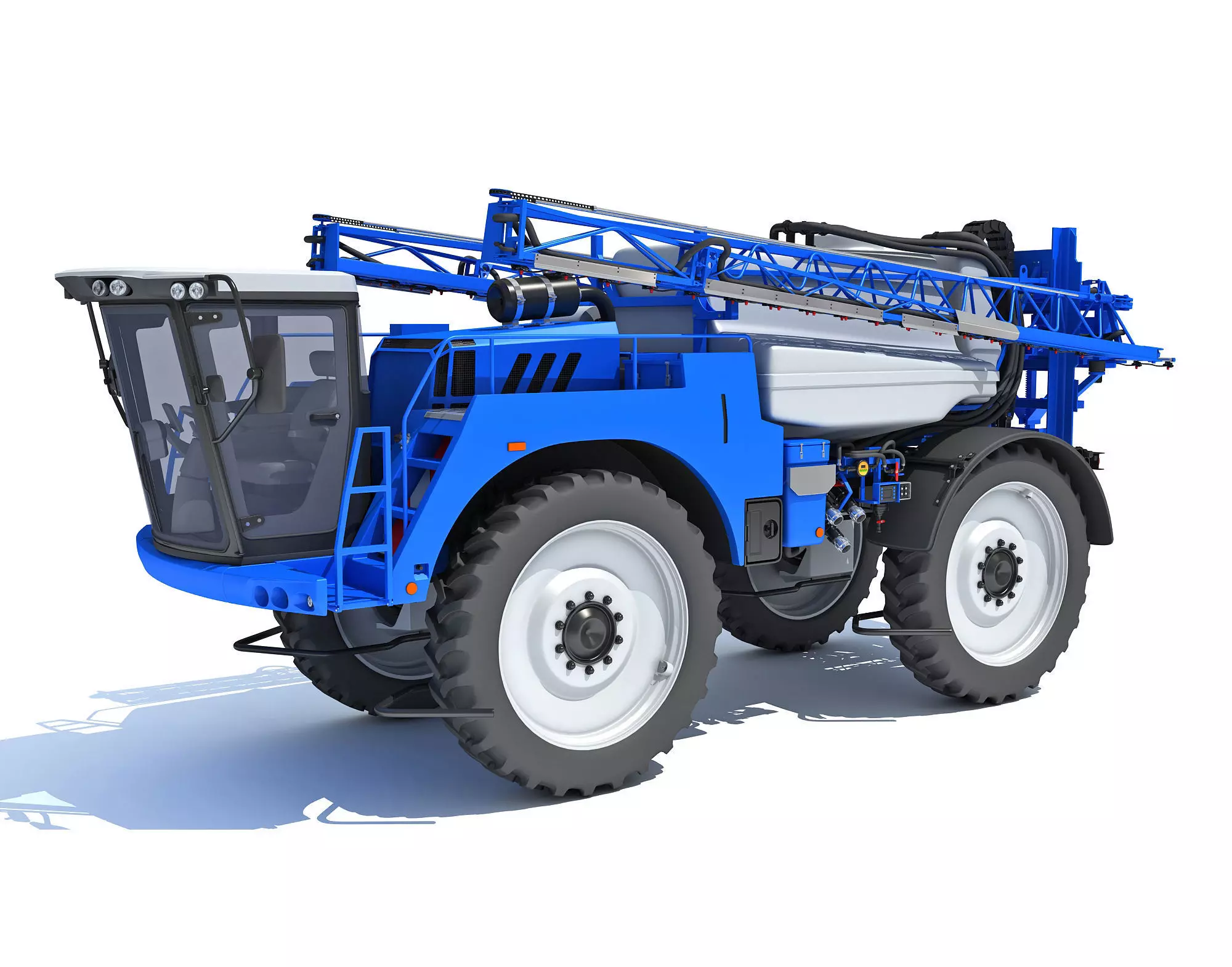 Self Propelled Farm Sprayer 3D model_0