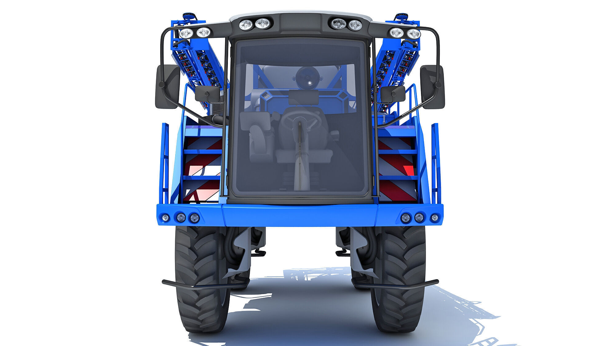 Self Propelled Farm Sprayer 3D model_9