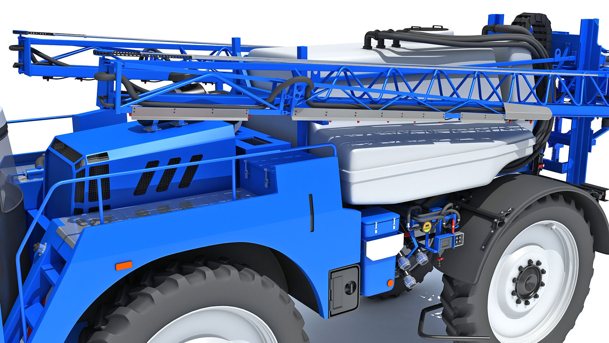 Self Propelled Farm Sprayer 3D model_13