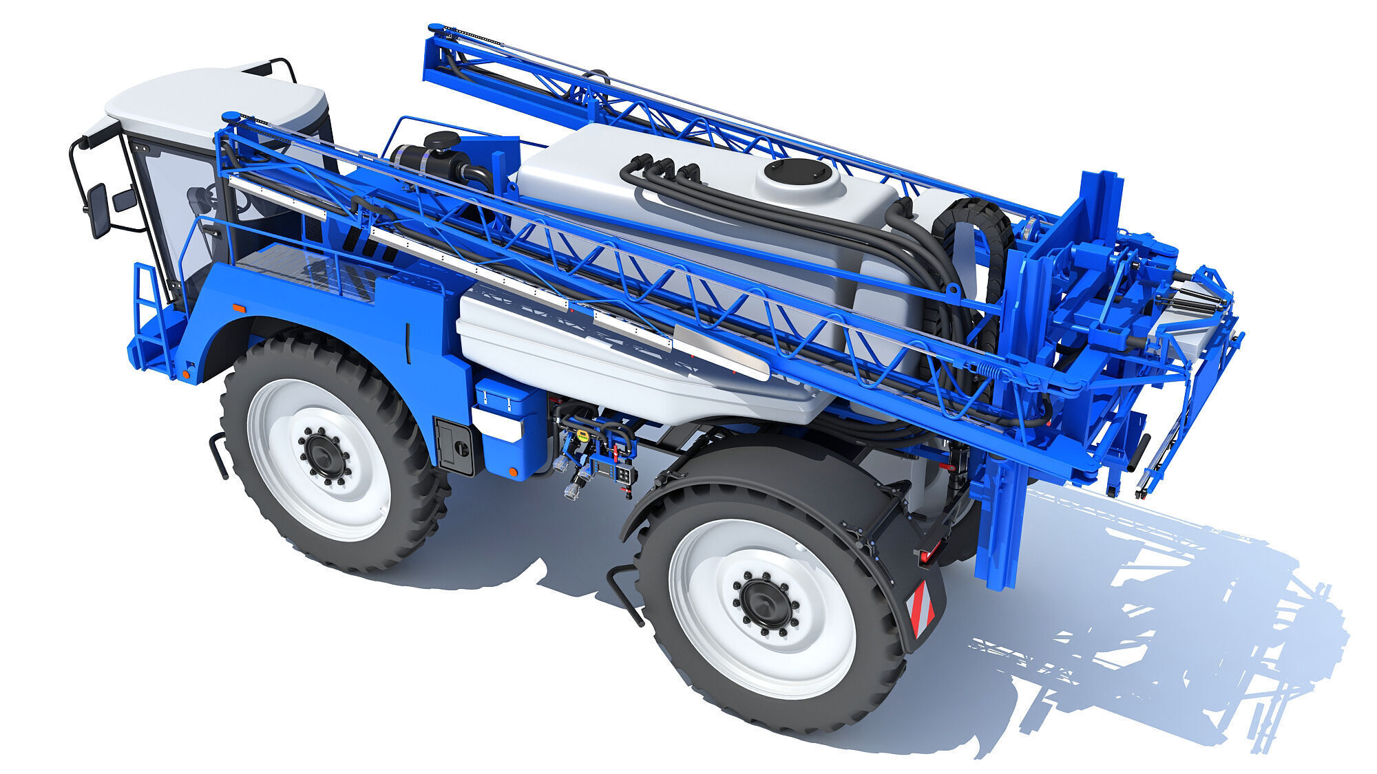 Self Propelled Farm Sprayer 3D model_3