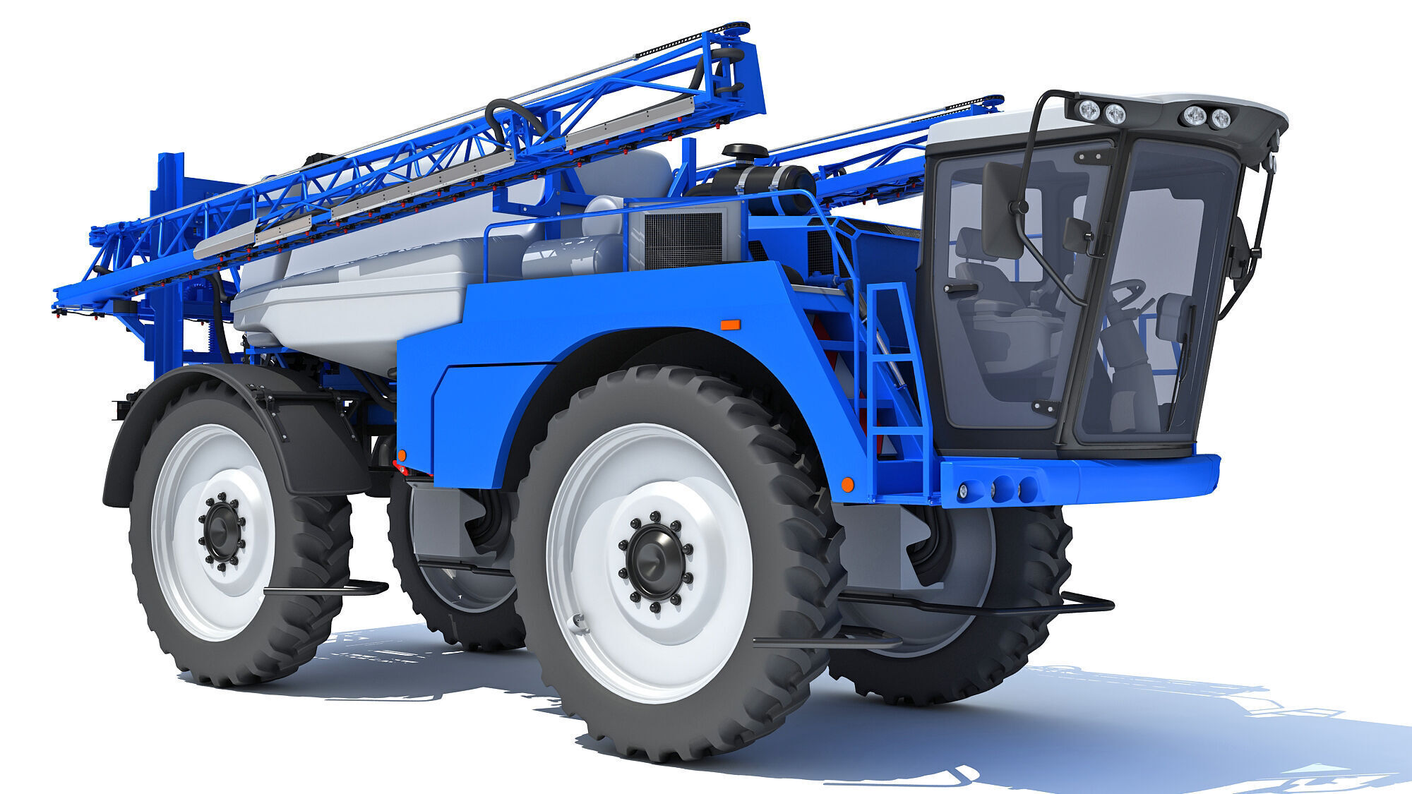 Self Propelled Farm Sprayer 3D model_8