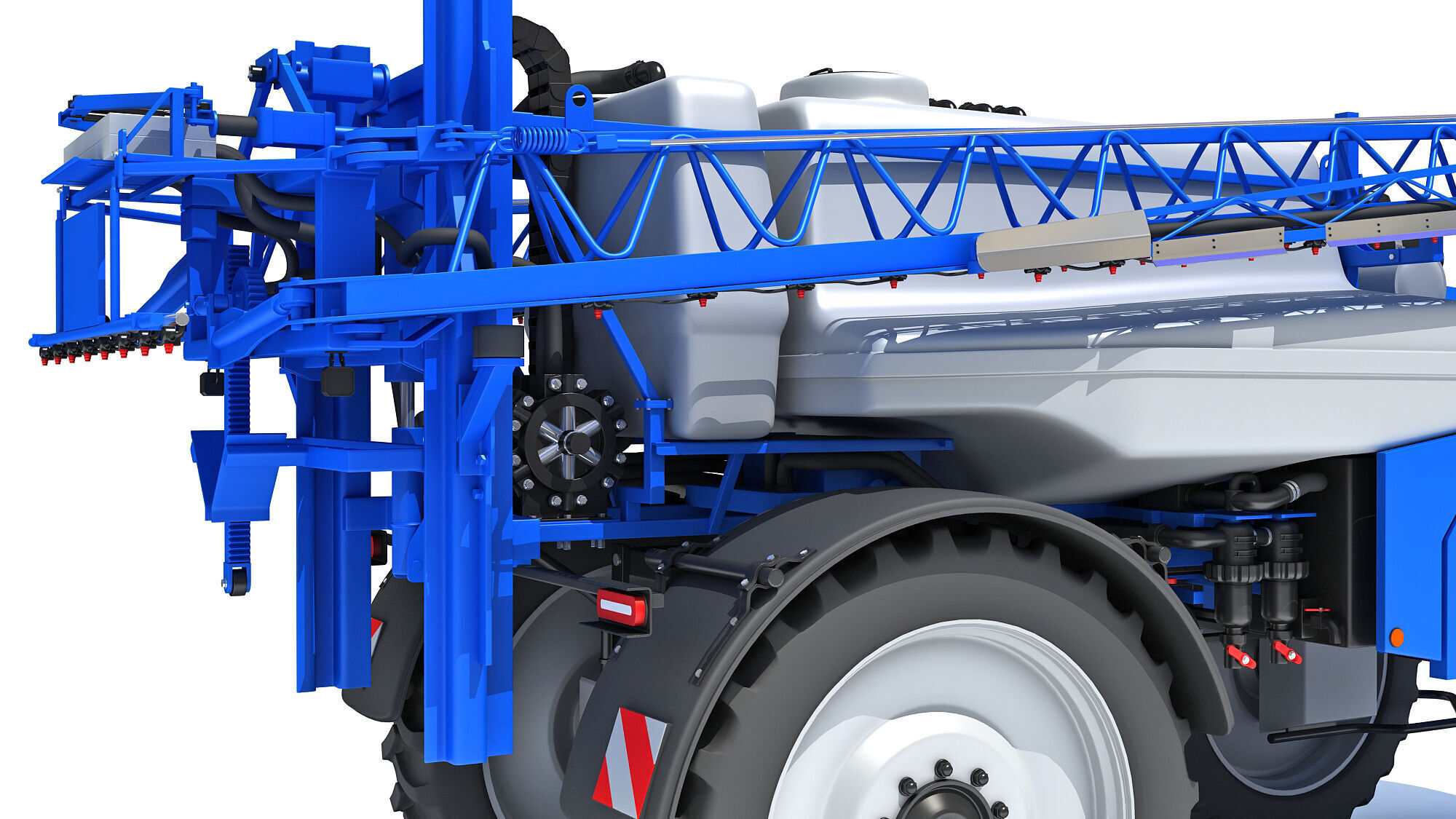 Self Propelled Farm Sprayer 3D model_14